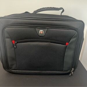 SwissGear Black and Red Laptop Briefcase